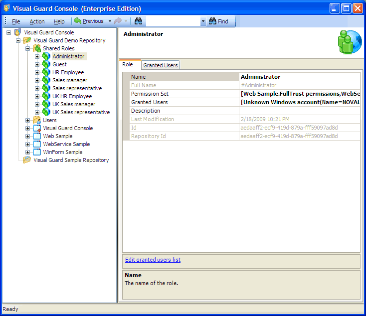 Manage Shared Roles