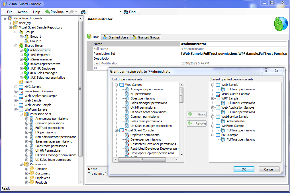 Manage Shared Roles