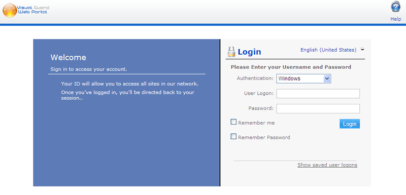 Web SSO - Login Form