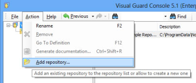 Create a repository